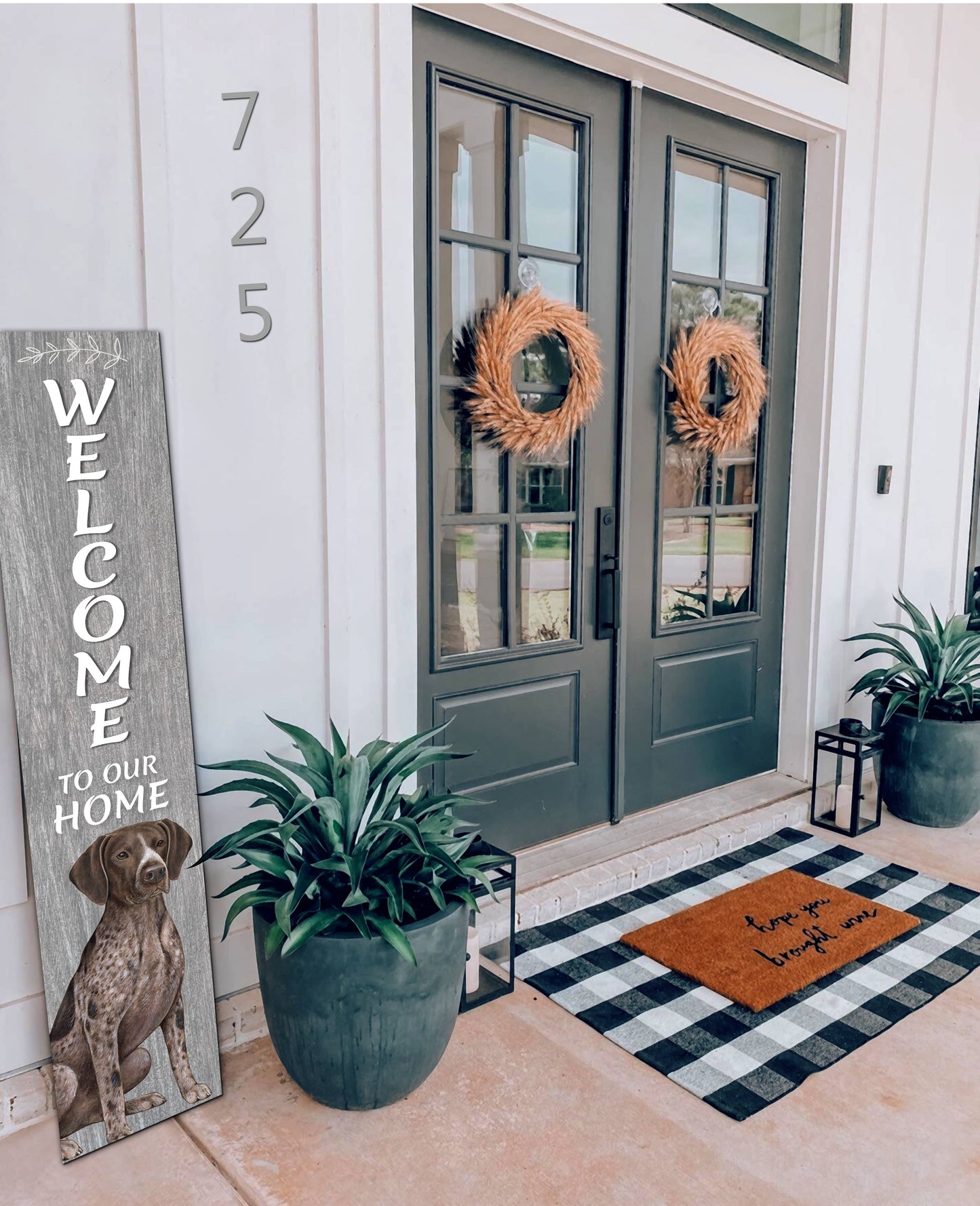 German Shorthaired pointer Welcome sign