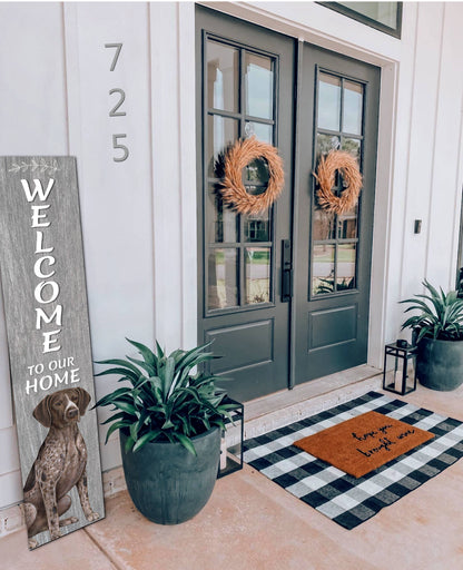 German Shorthaired pointer Welcome sign