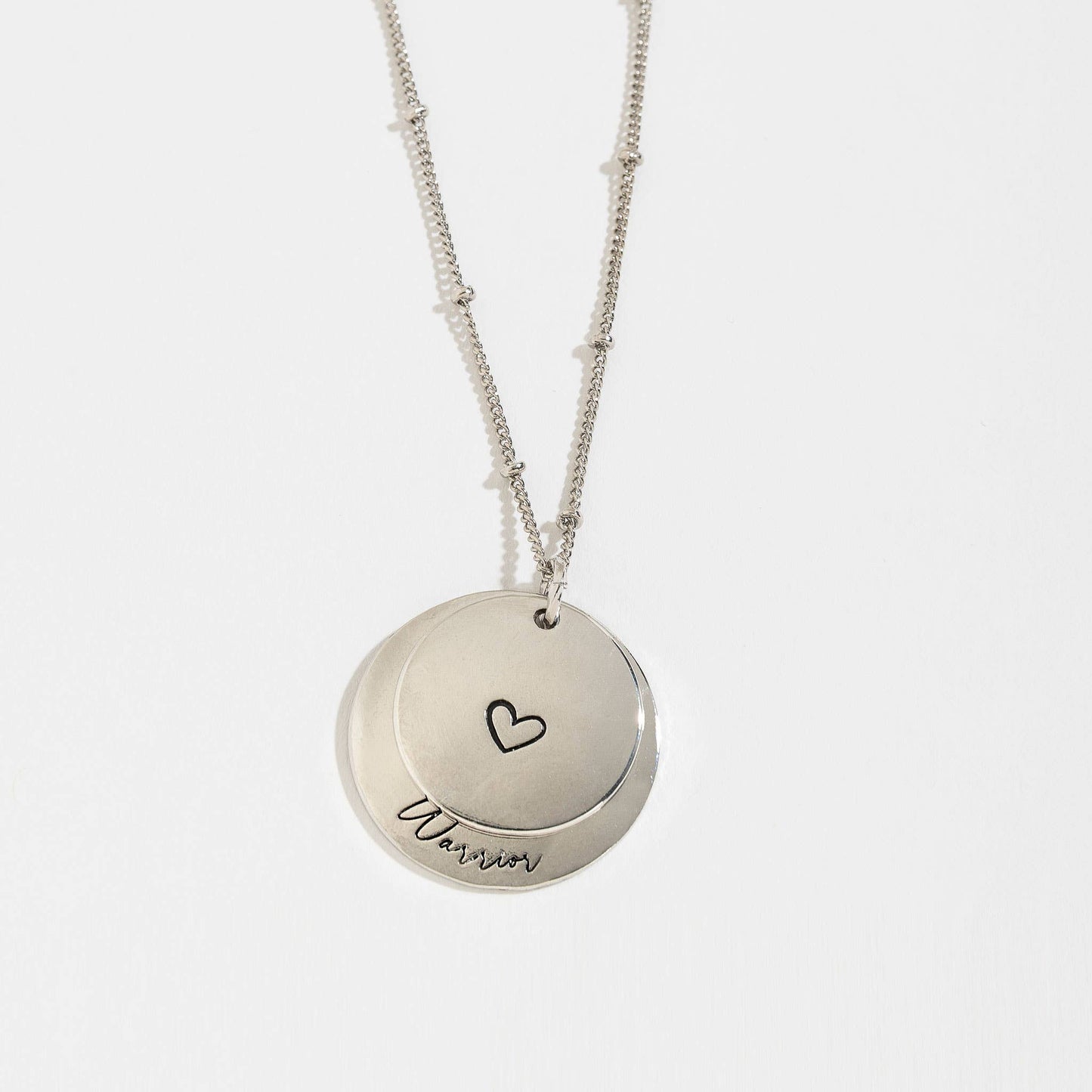 Sale - Keep Going Hidden Heart Pendant Necklace