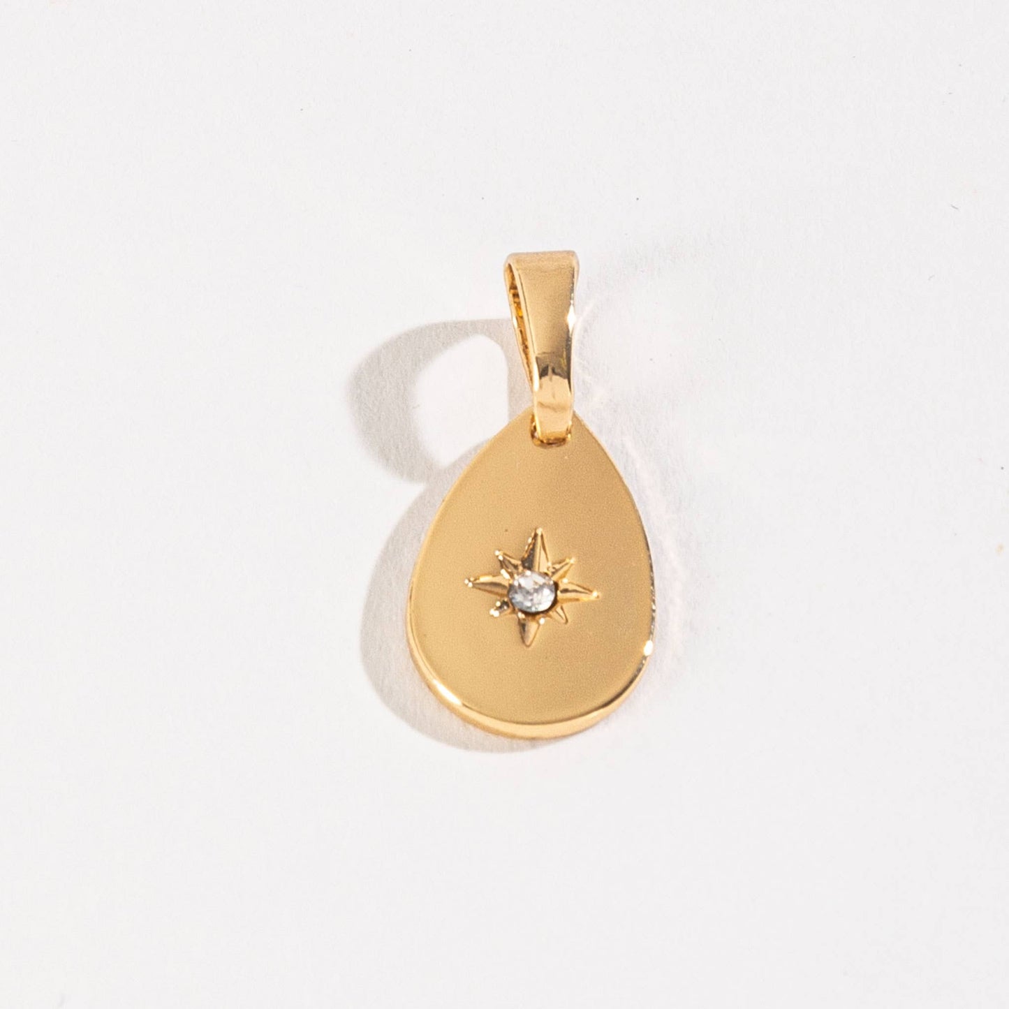 Sale - Layer Me Teardrop Star Pendant Charm