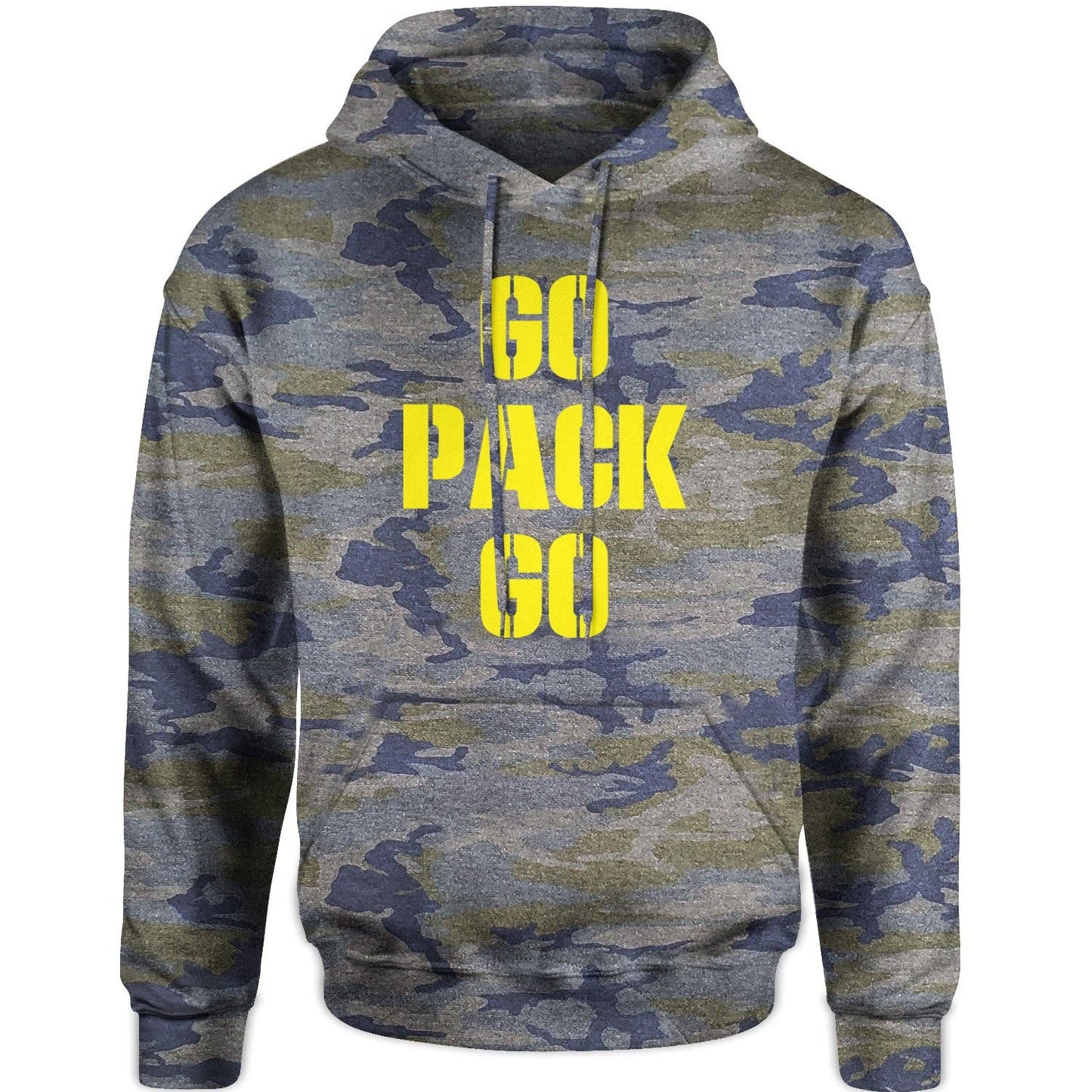 Go Pack Go Green Bay Adult Hoodie Sweatshirt