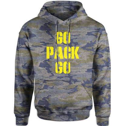 Go Pack Go Green Bay Adult Hoodie Sweatshirt