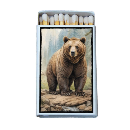 Matches • Brown Bear • Home Decor for Candles and Incense