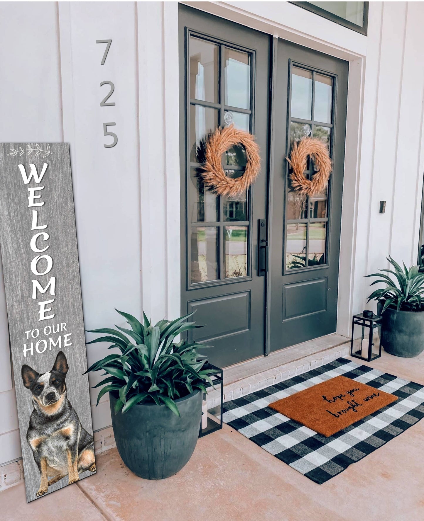 Australian Cattle Dog Welcome sign