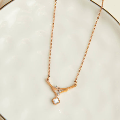 Sale - Hypoallergenic Stainless Steel Dainty Mop Necklace