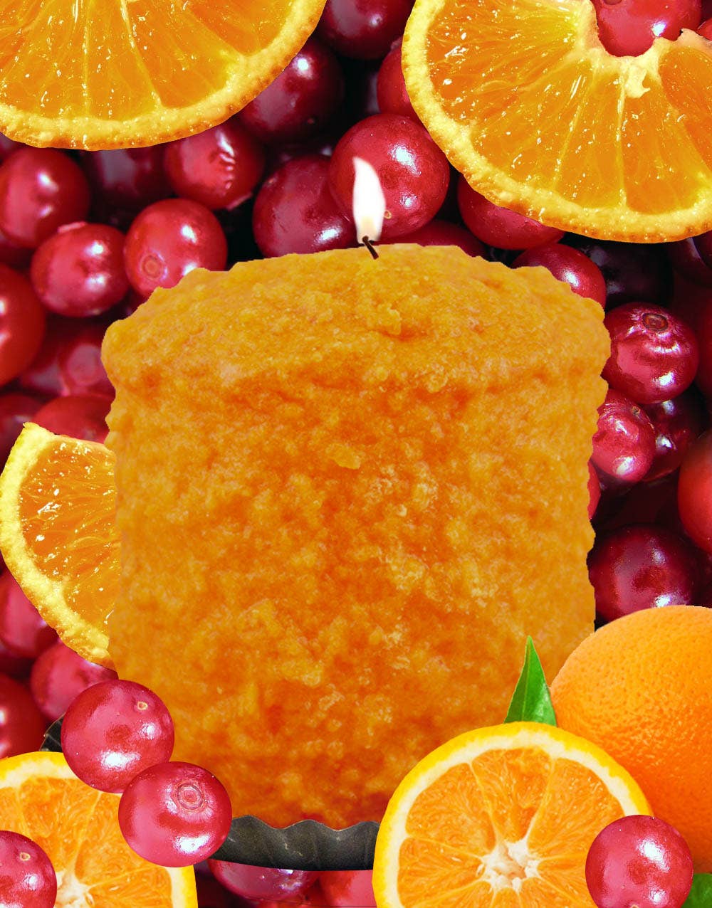 Orange Cranberry Hearth Candle