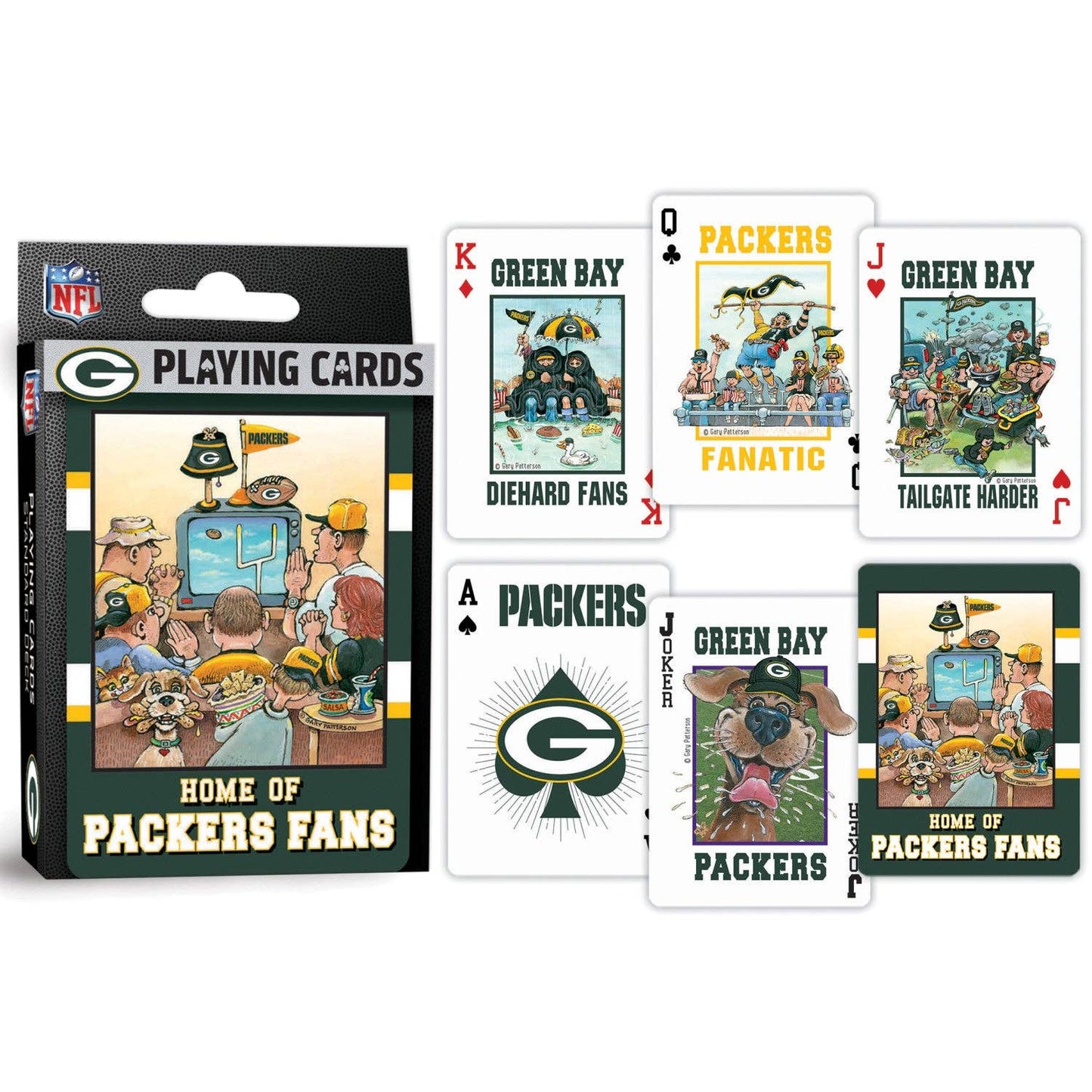 Green Bay Packers Fan Deck Playing Cards - 54 Card Deck