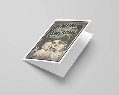 Funny Mothers Day Cards + Display Stand | Mothers Day Gifts