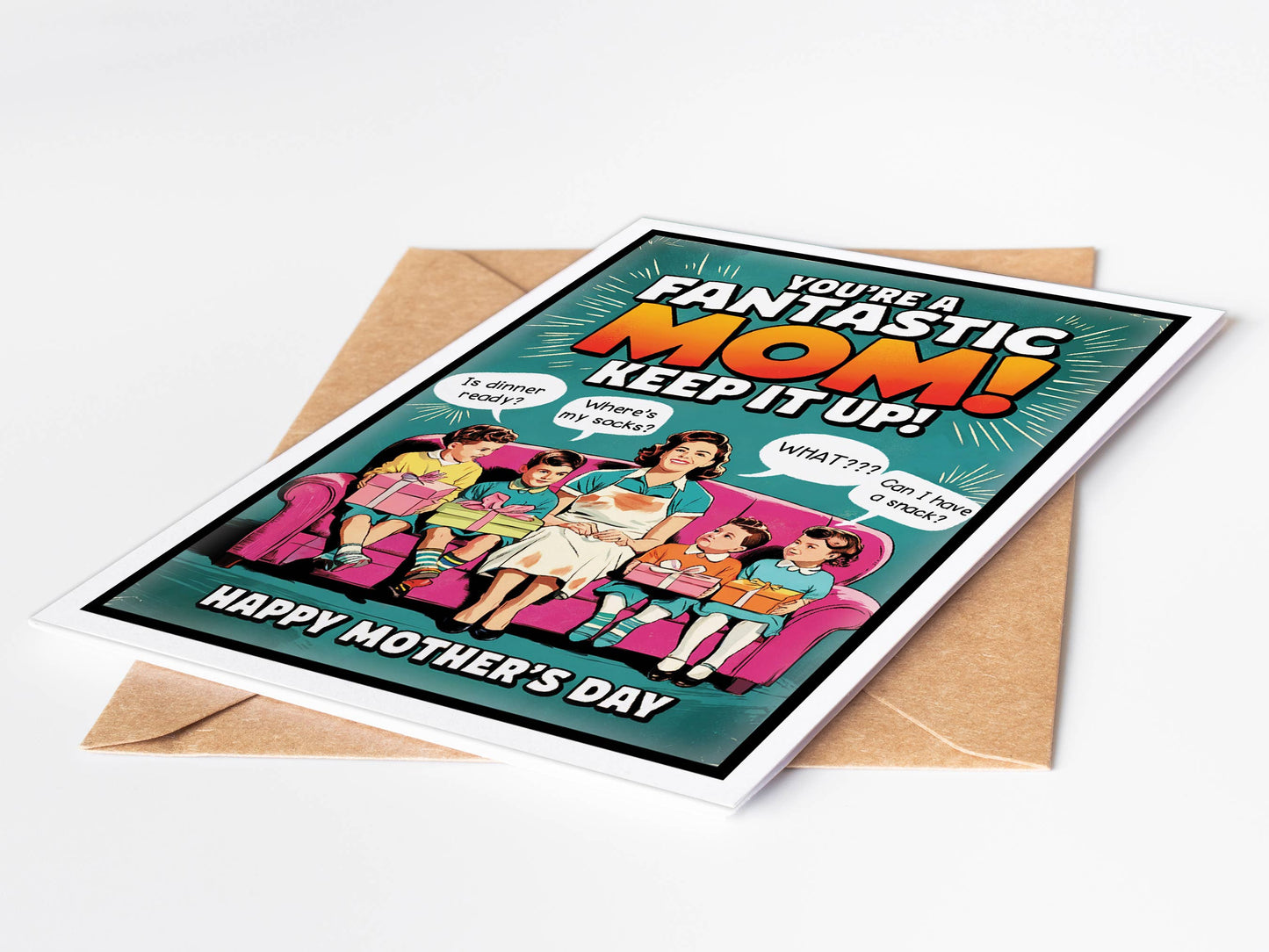 Funny Mothers Day Cards & Display Stand | Mothers Day Gifts