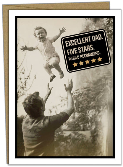 Funny Fathers Day Cards | Free Display Stand | Made in US