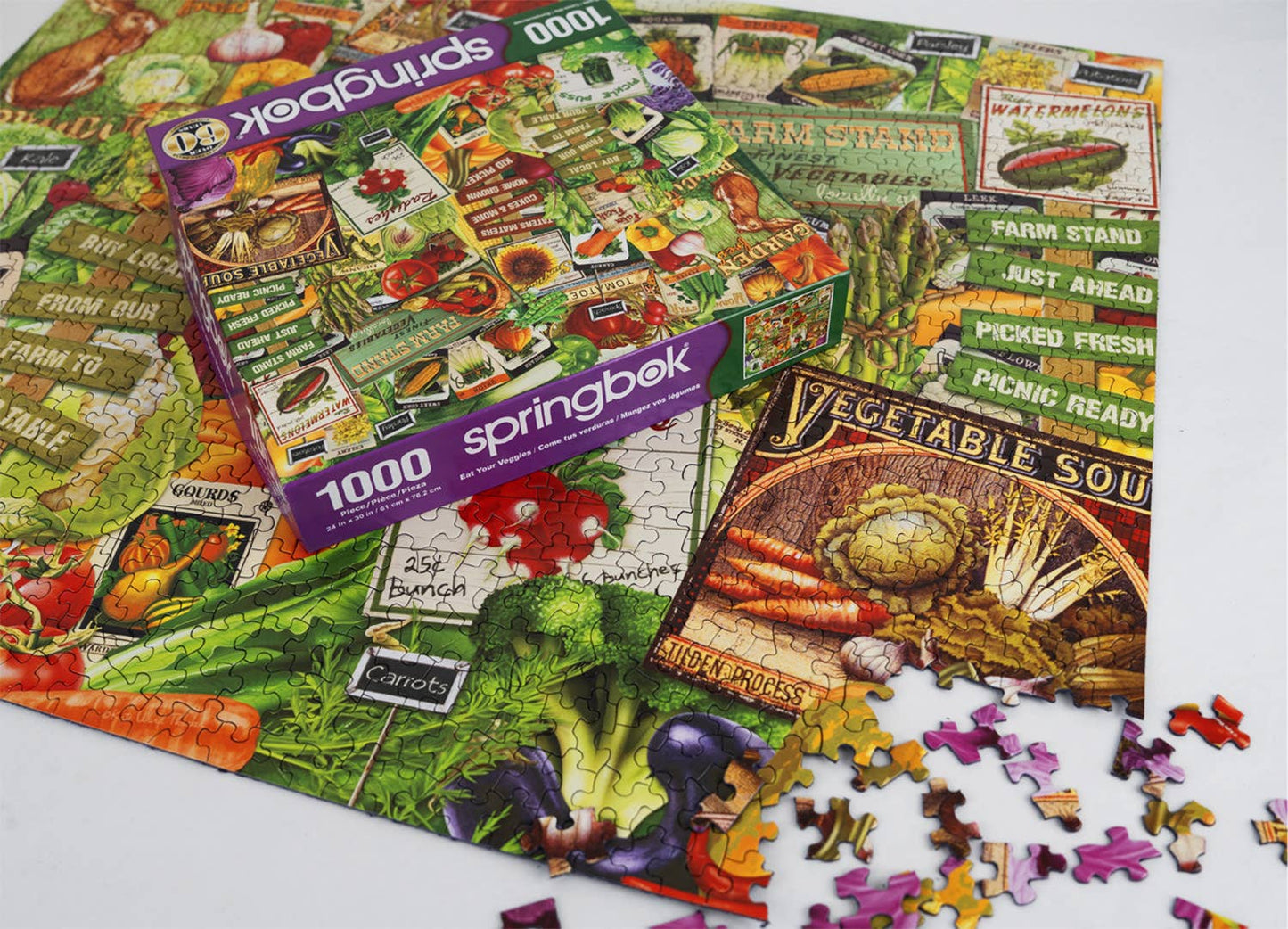 Eat Your Veggies 1000 Piece Jigsaw Puzzle