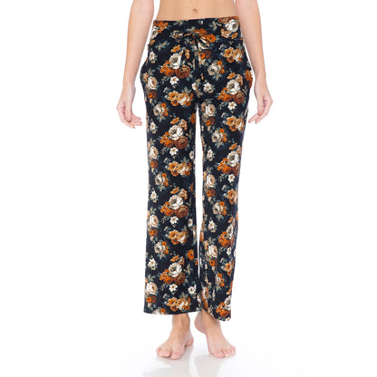 Buttery Soft Print Pajama Pants with Drawstring