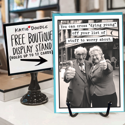 Funny Cards, Birthday Card Unique, (Bulk) - Grandma, Grandpa
