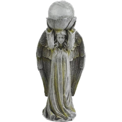 11.4" Solar Angel with Glass Ball