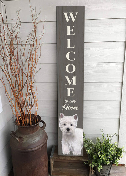 Westie Welcome sign