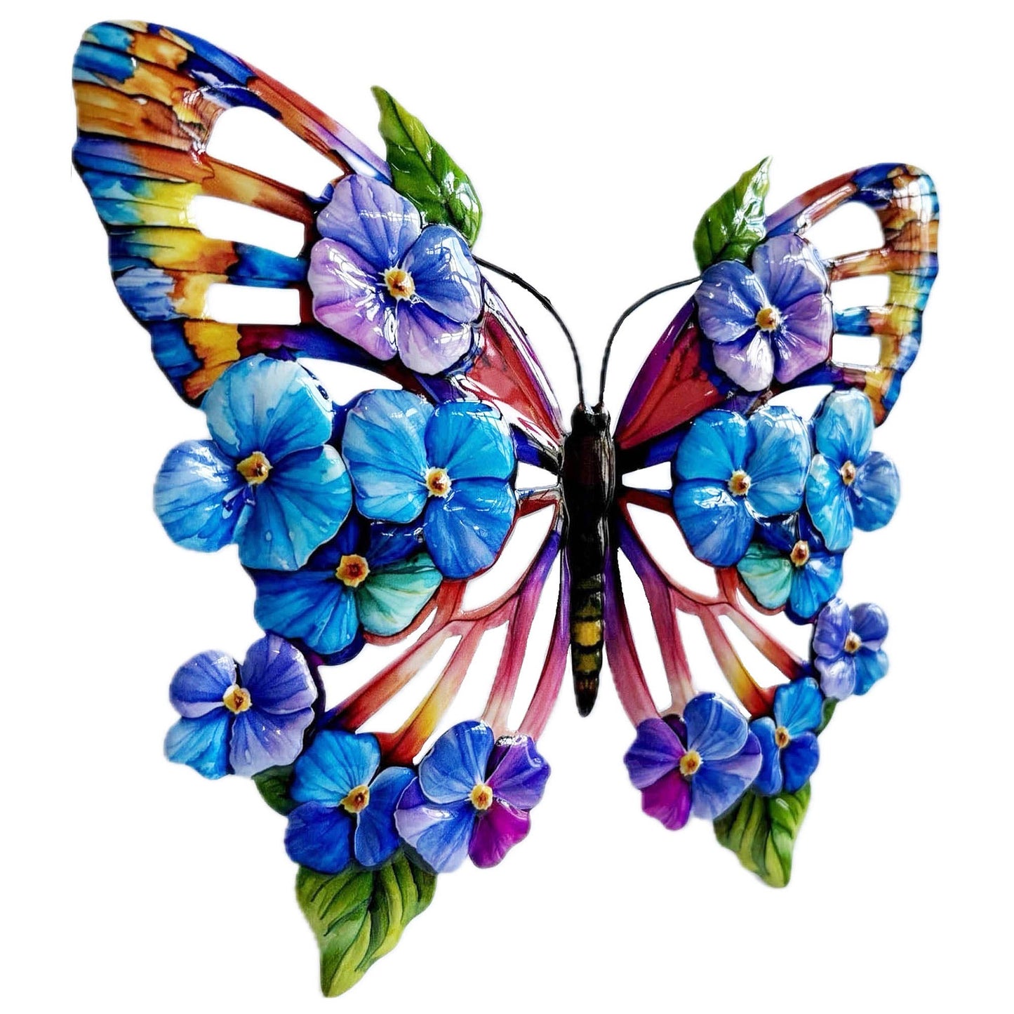 8" Iron Butterfly Plaque