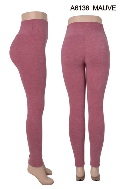 A6138 WINTER LEGGINGS THICKER FLEECE INSIDE 12PCS/PACK