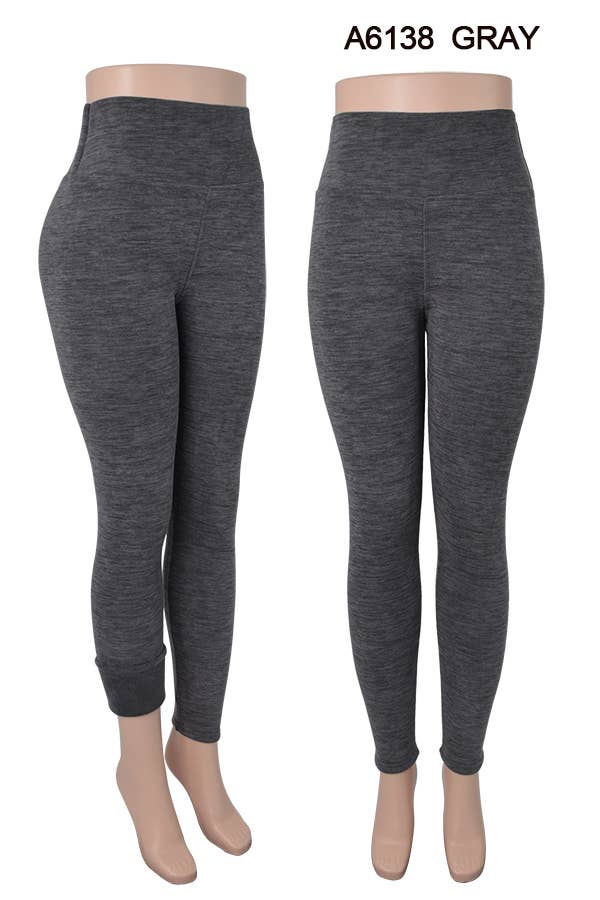 A6138 WINTER LEGGINGS THICKER FLEECE INSIDE 12PCS/PACK