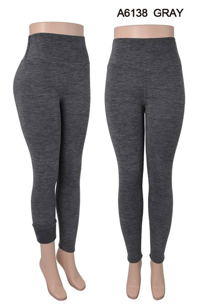 A6138 WINTER LEGGINGS THICKER FLEECE INSIDE 12PCS/PACK