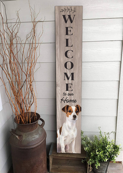 Jack Russell Terrier Welcome Sign