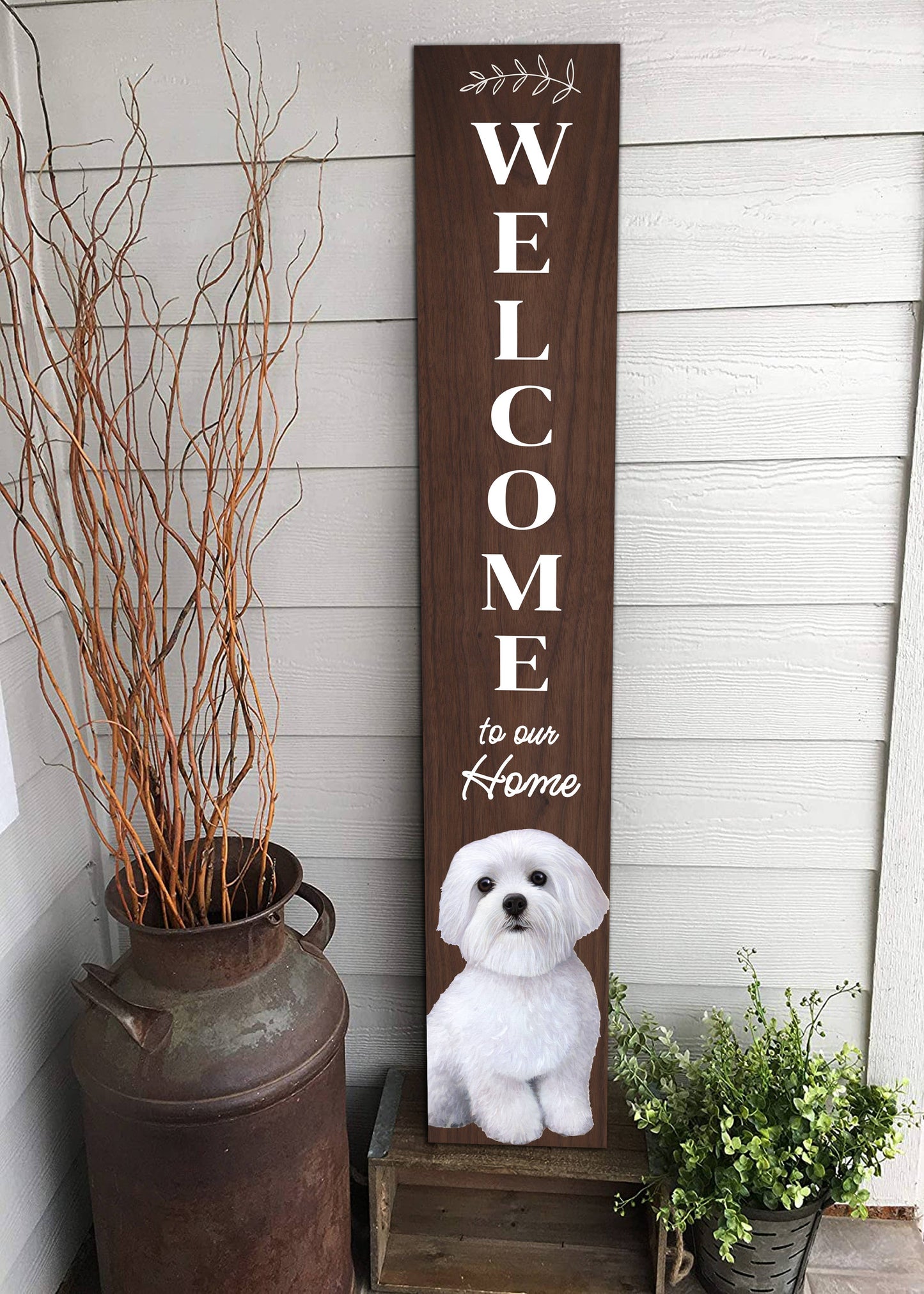 Bichon Frise Welcome sign