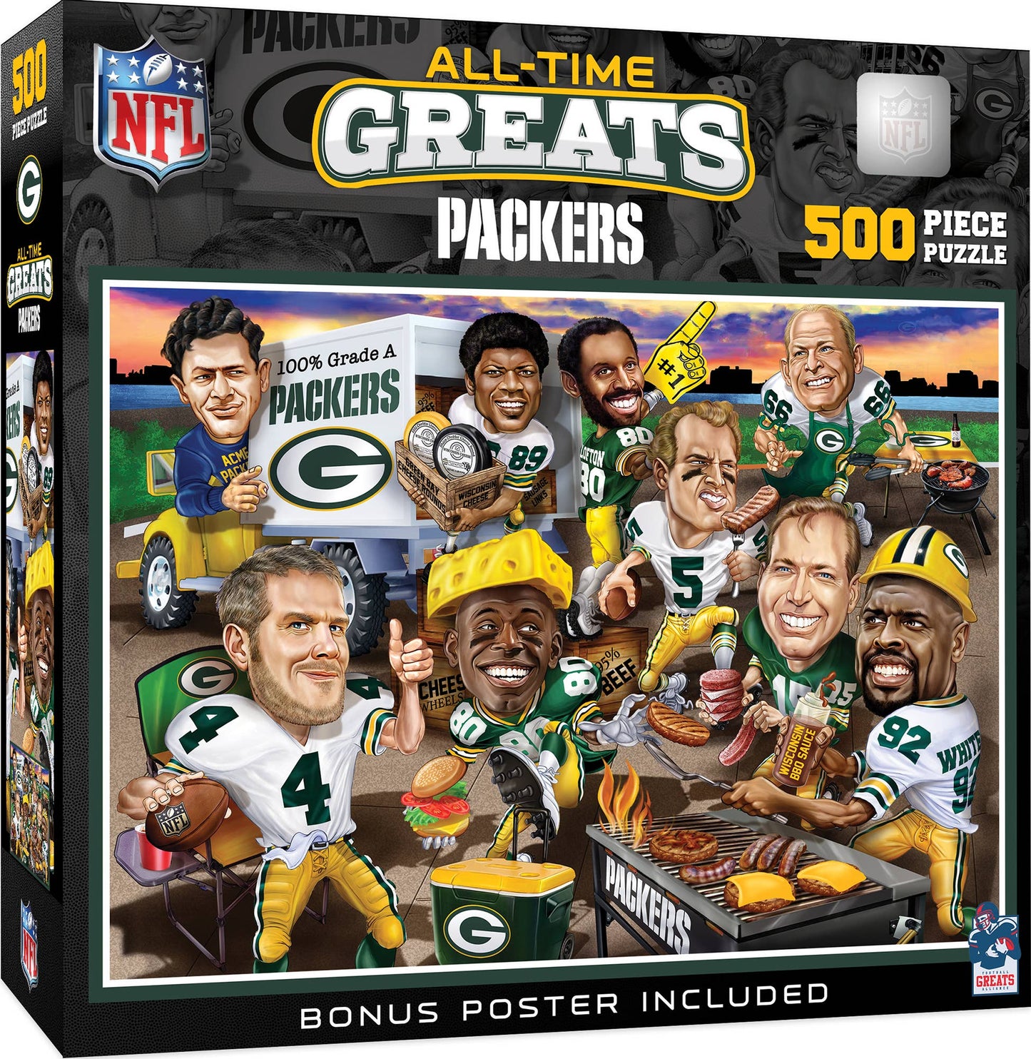 Green Bay Packers - All Time Greats 500 Piece Puzzle