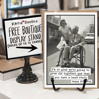 Funny Birthday Greeting Cards for Husband (Blank Inside)