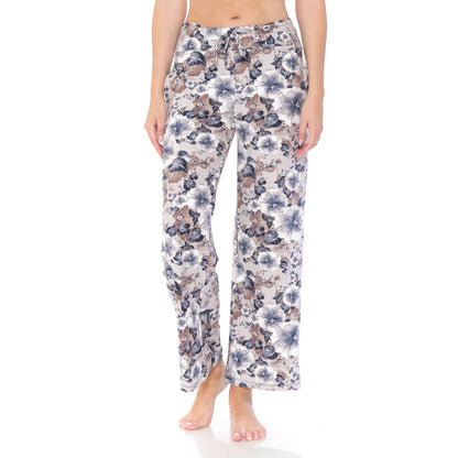 Buttery Soft Print Pajama Pants with Drawstring