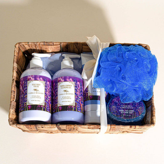 English Lavender Essentials Gift Basket