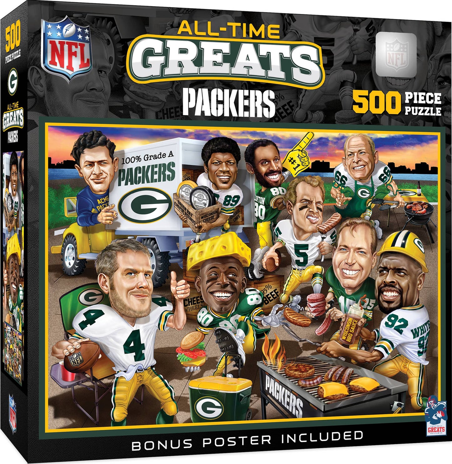 Green Bay Packers - All Time Greats 500 Piece Puzzle