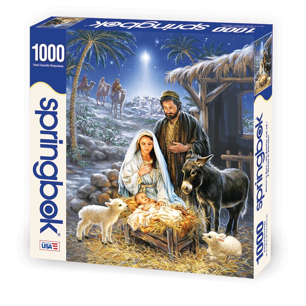 Savior is Born 1000 Piece Jigsaw Puzzle