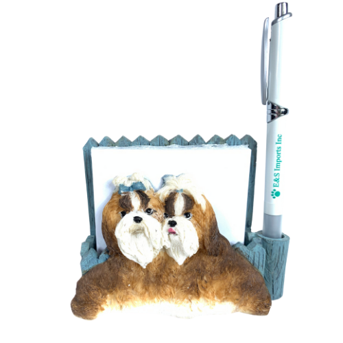 Shih Tzu, tan and white XXX Note Holder