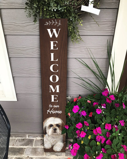 Shih Tzu Welcome sign