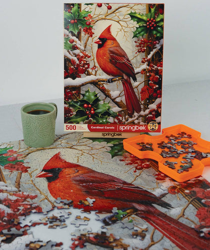 Cardinal Carols 500 Piece  Jigsaw Puzzle
