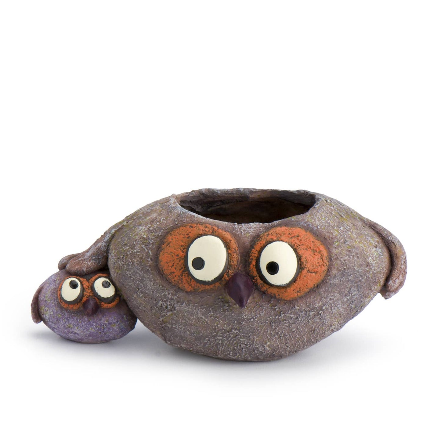 Papaw and Chip Owl Bird Blobhouse Planter