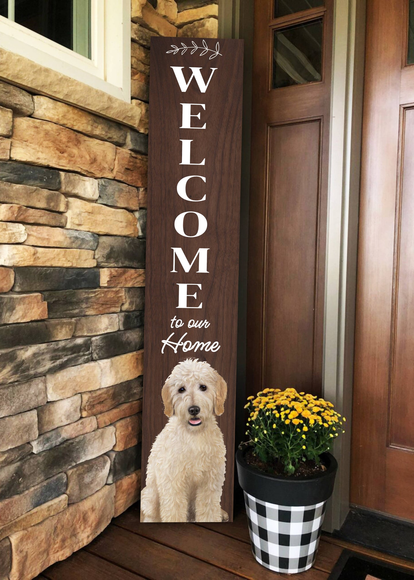 Goldendoodle Welcome sign