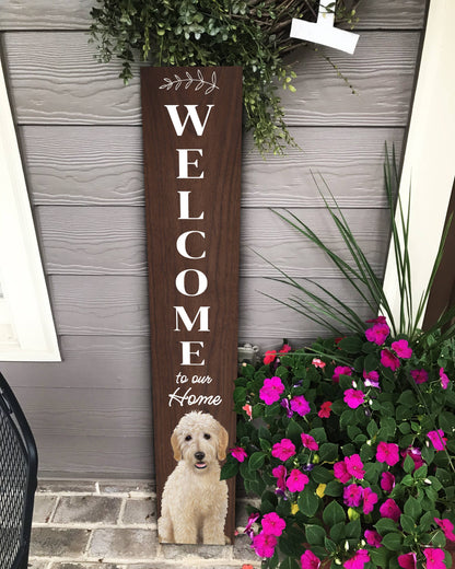 Goldendoodle Welcome sign