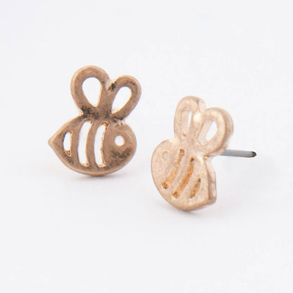 Bumblebee Stud Bud Stud Earrings