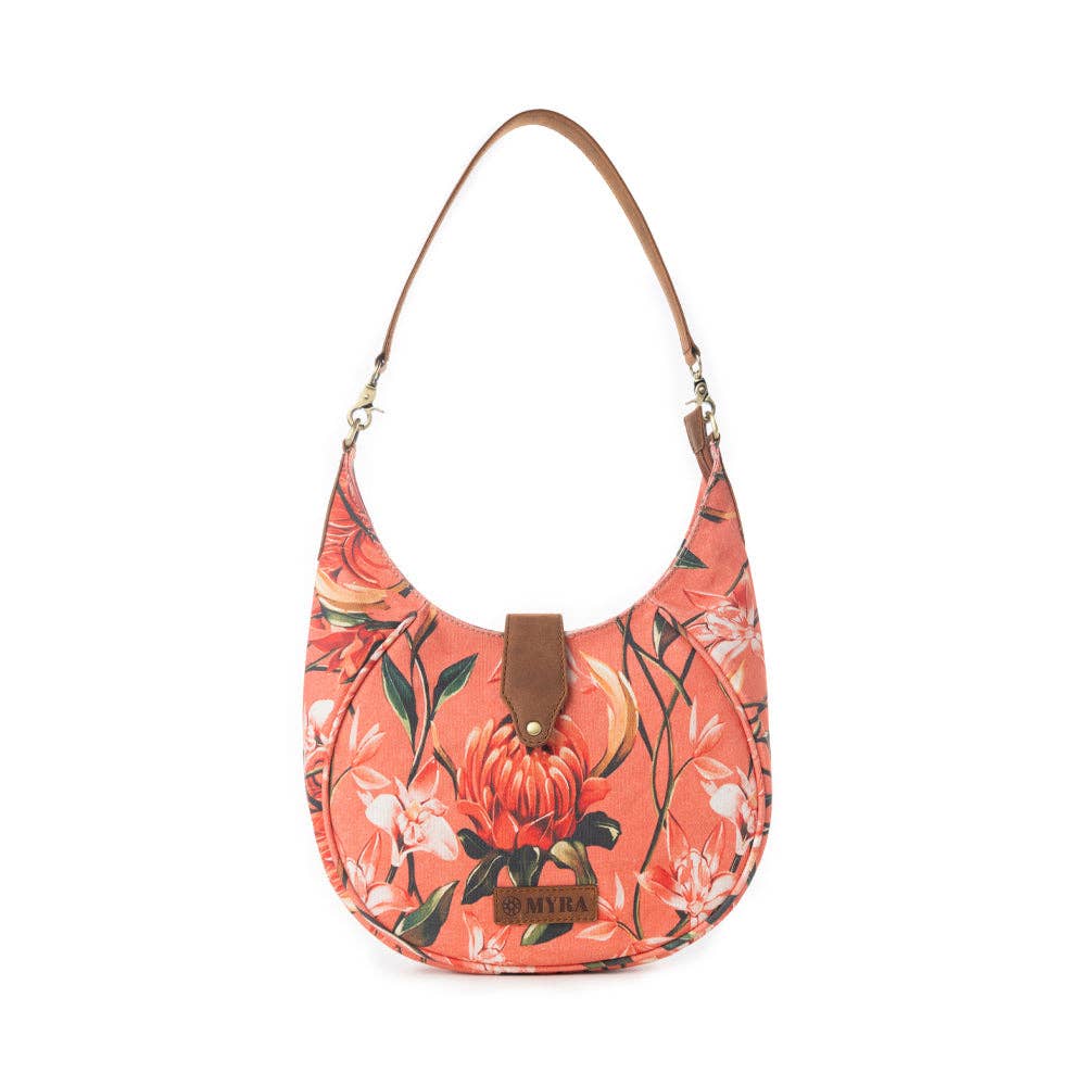 Myra Whispering Fields Shoulder Bag in Peach Paradise