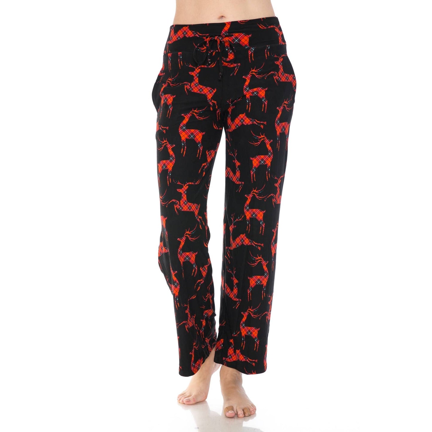 Buttery Soft Print Pajama Pants with Drawstring