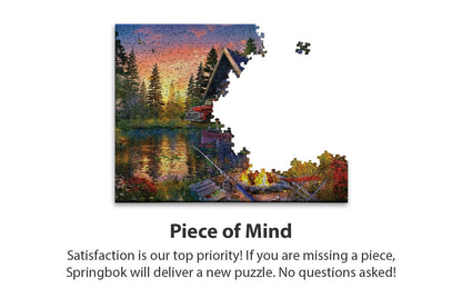 Sun Kissed Cabin 500 Piece Jigsaw Puzzle