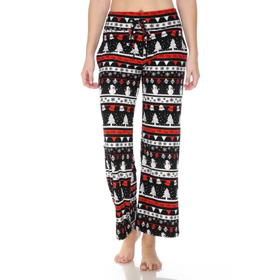 Buttery Soft Print Pajama Pants with Drawstring