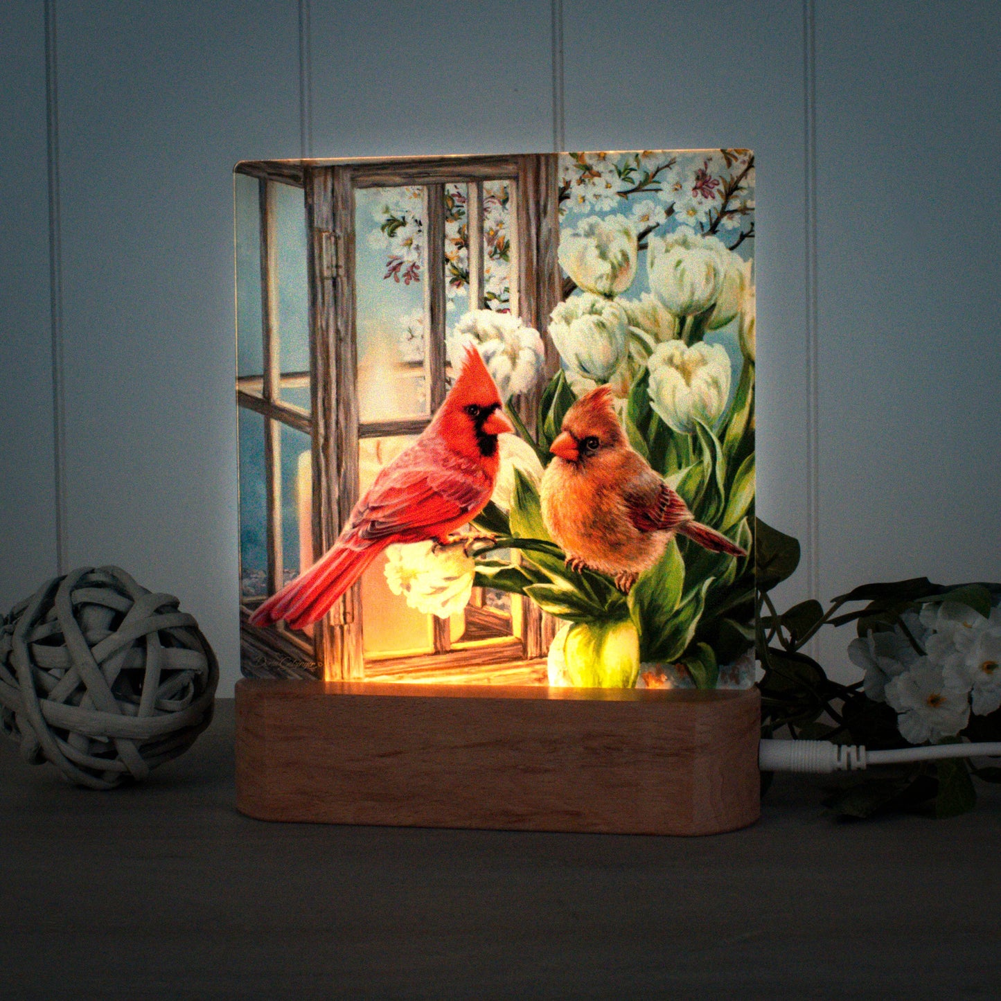 Sweet Cardinals LED Nightlight