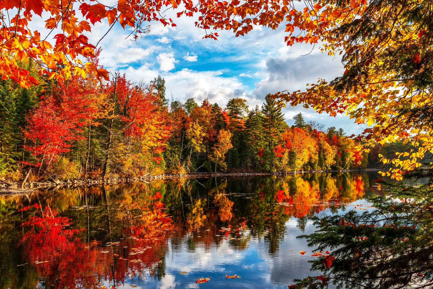 Autumn Lake 500 Piece Jigsaw Puzzle