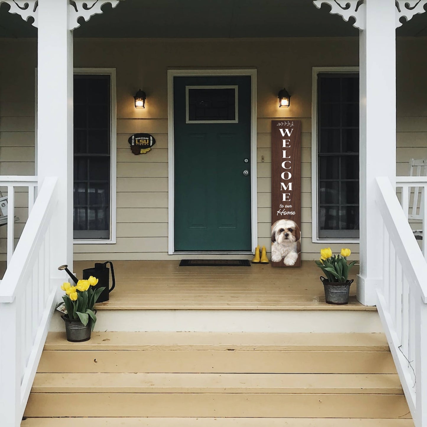 Shih Tzu Welcome sign