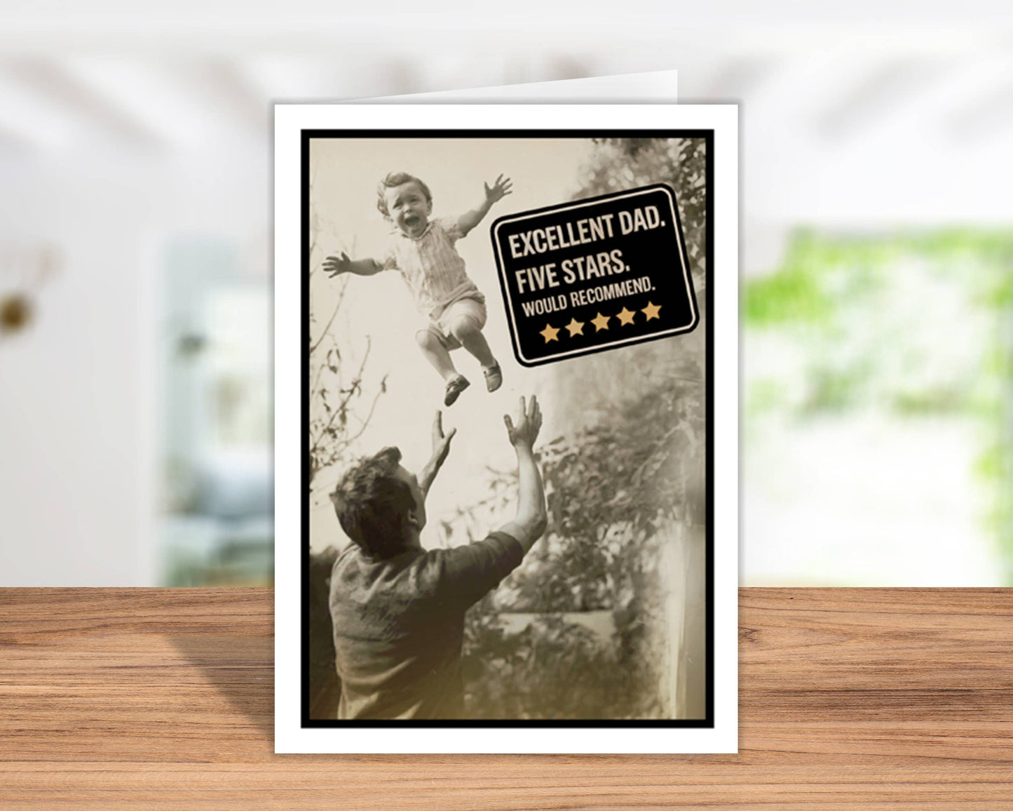 Funny Fathers Day Cards | Free Display Stand | Made in US