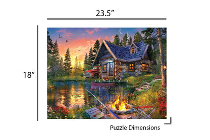 Sun Kissed Cabin 500 Piece Jigsaw Puzzle