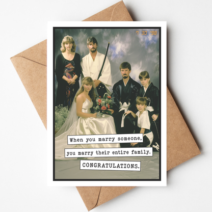 Funny Wedding, Engagement Cards | FREE Card Display Stand