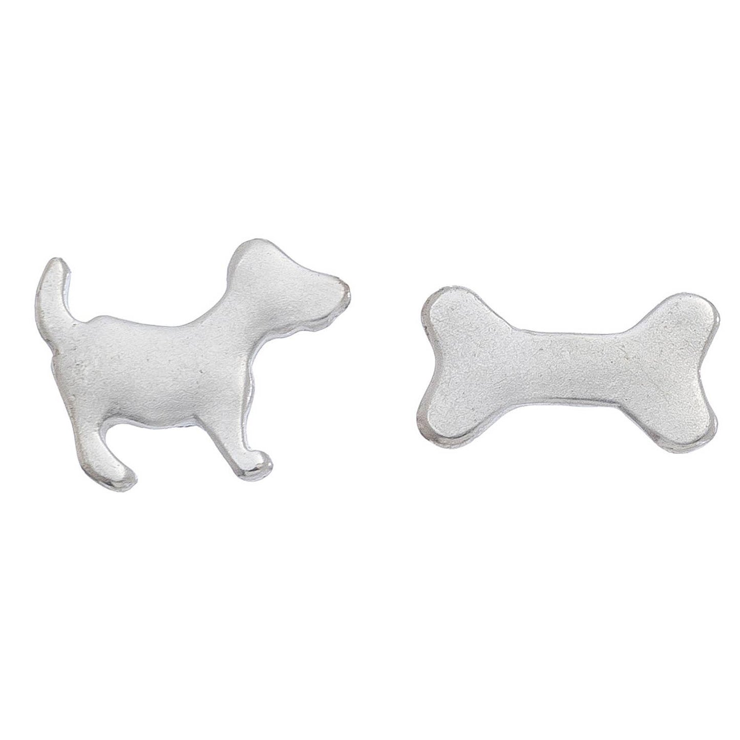 Stud Buds Dog/Bone Earring