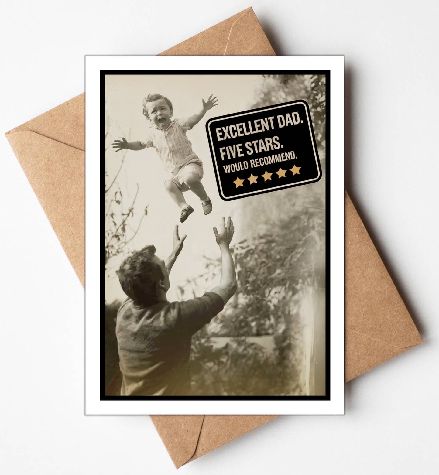 Funny Fathers Day Cards | Free Display Stand | Made in US